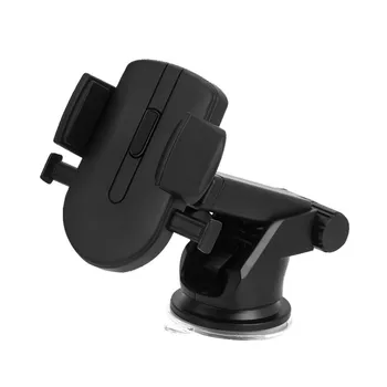 

Car mobile phone suction cup telescopic bracket mobile smart phone GPS black car vent mounting bracket bracket 19Mar11