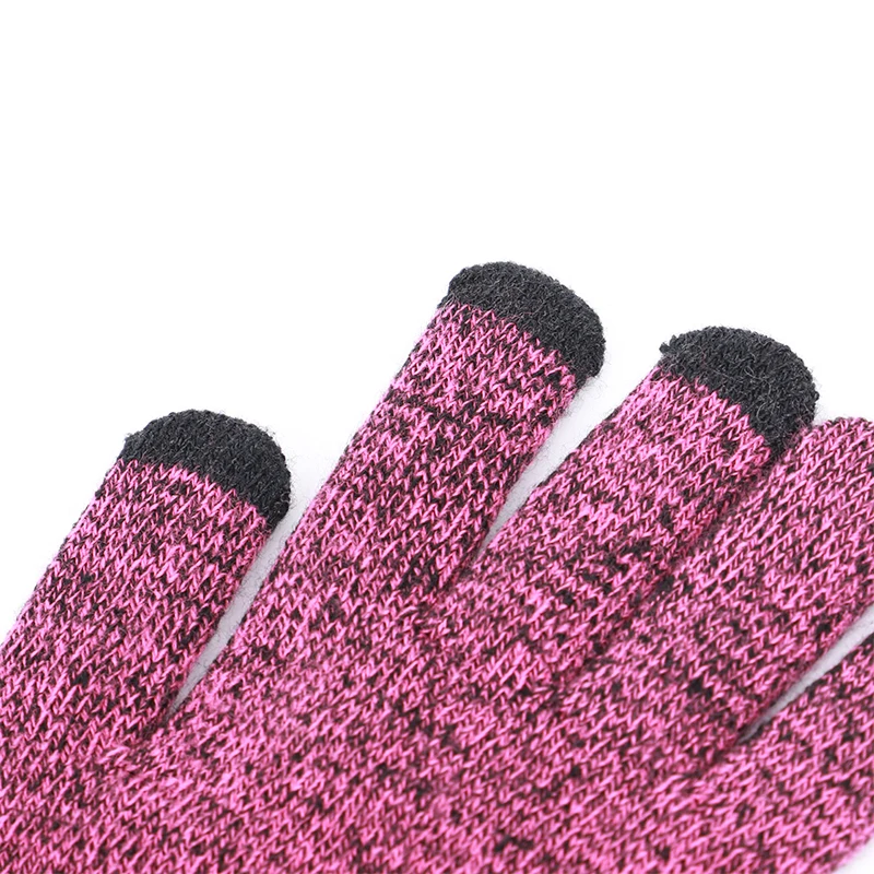 6 цветов, брендовые вязаные перчатки для мужчин и женщин, теплые рукавицы плюс бархатные утолщенные перчатки для сенсорных экранов, шерстяные кашемировые унисекс