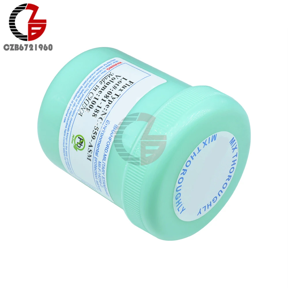 

NC-559-ASM 100g Leaded Free Soldering Flux Welding Paste Solder Grease Pasty Fluid for PC BGA PCB Board Electronics Repair Fix