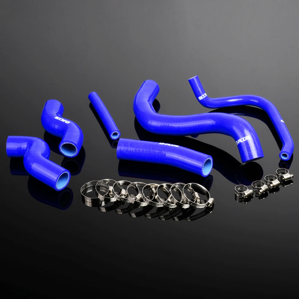 Silicone Radiator Coolant Hose Fit For Kawasaki Z1000 2007 2009 Bluein