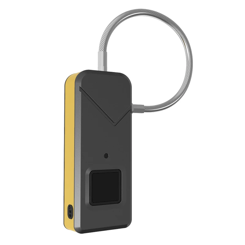 

Smart Fingerprint Padlock USB Rechargeable Intelligent Keyless Locking IP65 Waterproof lock for Luggage box Anti-Theft Security