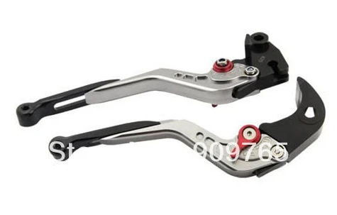 

Pair Motorcycle Foldable Racing Brake Silver CNC Clutch Lever Set For Honda CBR 600RR 2007-2010 2008 2009 Custom