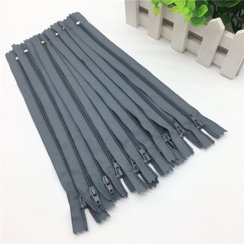 Застежки молнии нейлоновые 8 дюймов (20 см) 24 дюйма (60 3 # 10 шт.|coil zipper|nylon coil zipperszipper craft