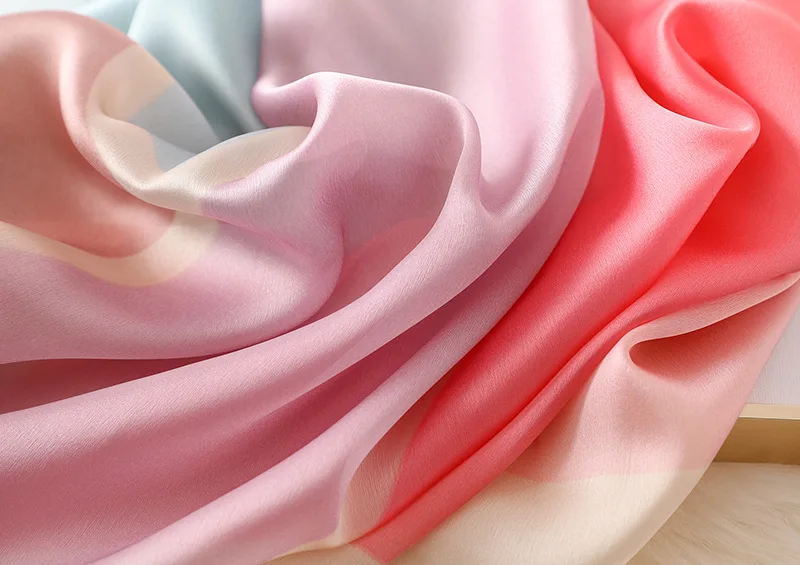 LaMaxPa Luxury Brand New Fashion Summer Silk Scarf For Women/Ladies Pliad Long Wrap and Shawls Beach Hijab Female Foulard