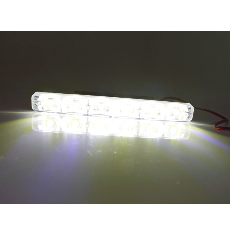 Автомобильный Стайлинг 2 шт. Автомобильные фары Дневные ходовые огни 6