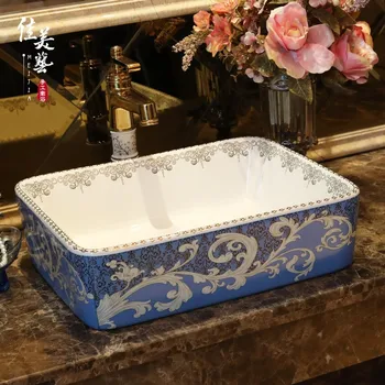 

Manufacturer sells Meijia toilet basin platform on Bonjingdezhen ceramic art basin wash platform 1244#