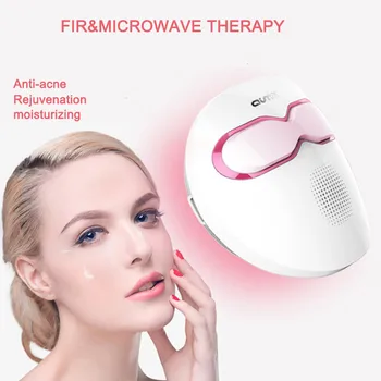 

LASPOT Promotion Mask Massage Far infrared heating film Micro-current Wrinkle Acne Removal Skin Rejuvenation Face Mask Facial
