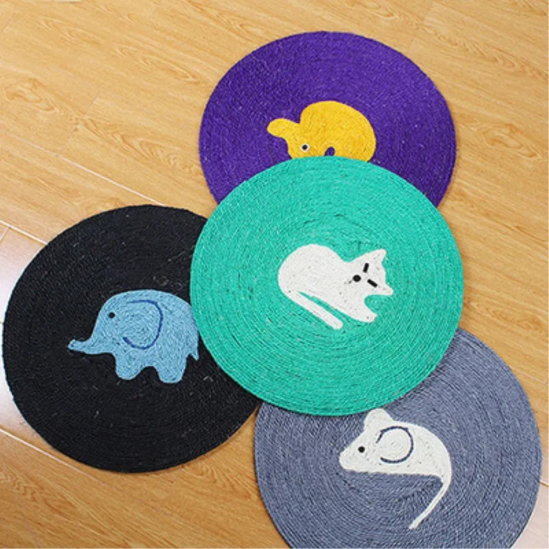 Pet cat toy scratch board cat grinding claw sisal cat claw plate supplies training cute cat scratch pad