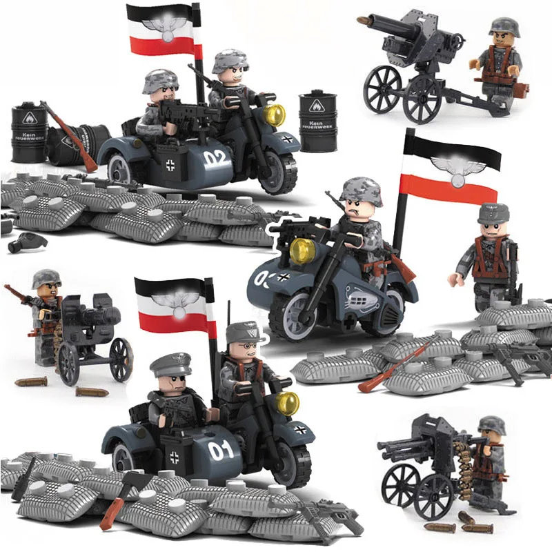 3pcs/set Military Clothing Accessories For Building Blocks Bricks Figures Toys 