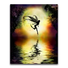 На заказ Алмазная роспись бабочки девочка Фея вышивка крестиком Санта Клаус Снеговик hibah домашний декор diy pintura Алмазная мозаика Круз