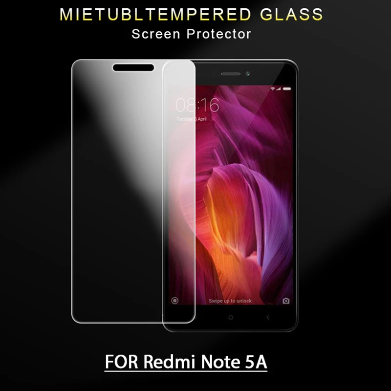 Zerosky 1/5 Pcs untuk Xiaomi Redmi Note 5A Note5A Note 5 Ponsel Pelindung Layar Anti Gores untuk xiaomi Redmi Film