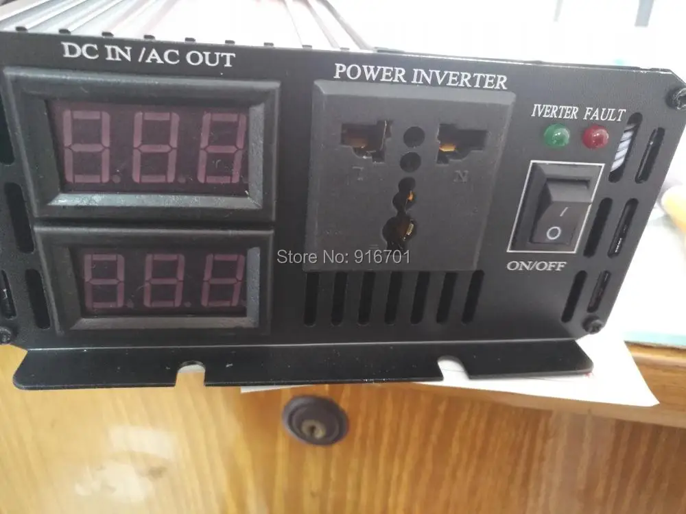 

New Arrive 2000W Power Inverter Pure Sine Wave DC 24V to AC 220V Solar Power Inverter Peak Power 4000W Free Shipping