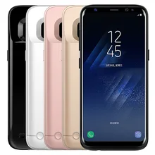 Чехол для внешнего зарядного устройства большой емкости для samsung S8 S8 plus s8+ чехол для внешнего зарядного устройства