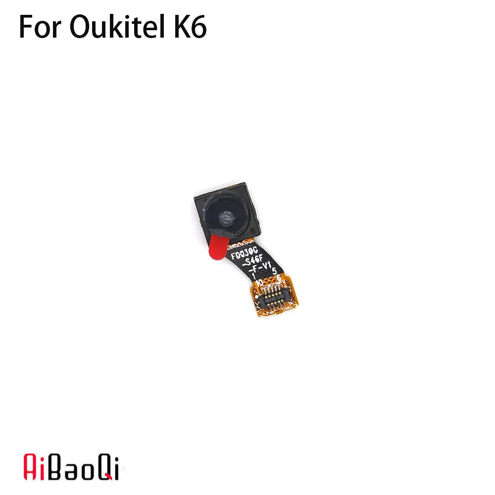 Aibaoqi Высокое качество Новые оригинальные Oukitel K6 8.0MP вице-фронтальная камера Замена запасных частей для Oukitel K6 чехол для телефона