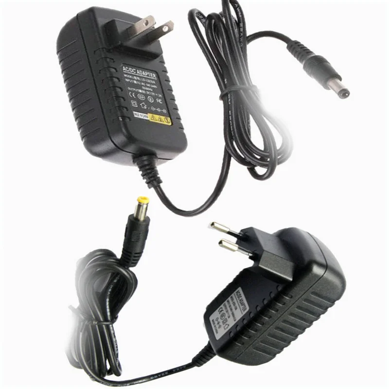 AC 110 220 240V к DC 12V 1A адаптер 5 5mm x 2 1mm EU US разъем питания|adapter us|us adapteradapter 12v 1a |