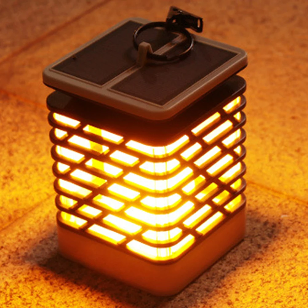 Outdoor Waterproof Solar LED Flickering Flame Torch Light Garden Yard Lawn Lamp