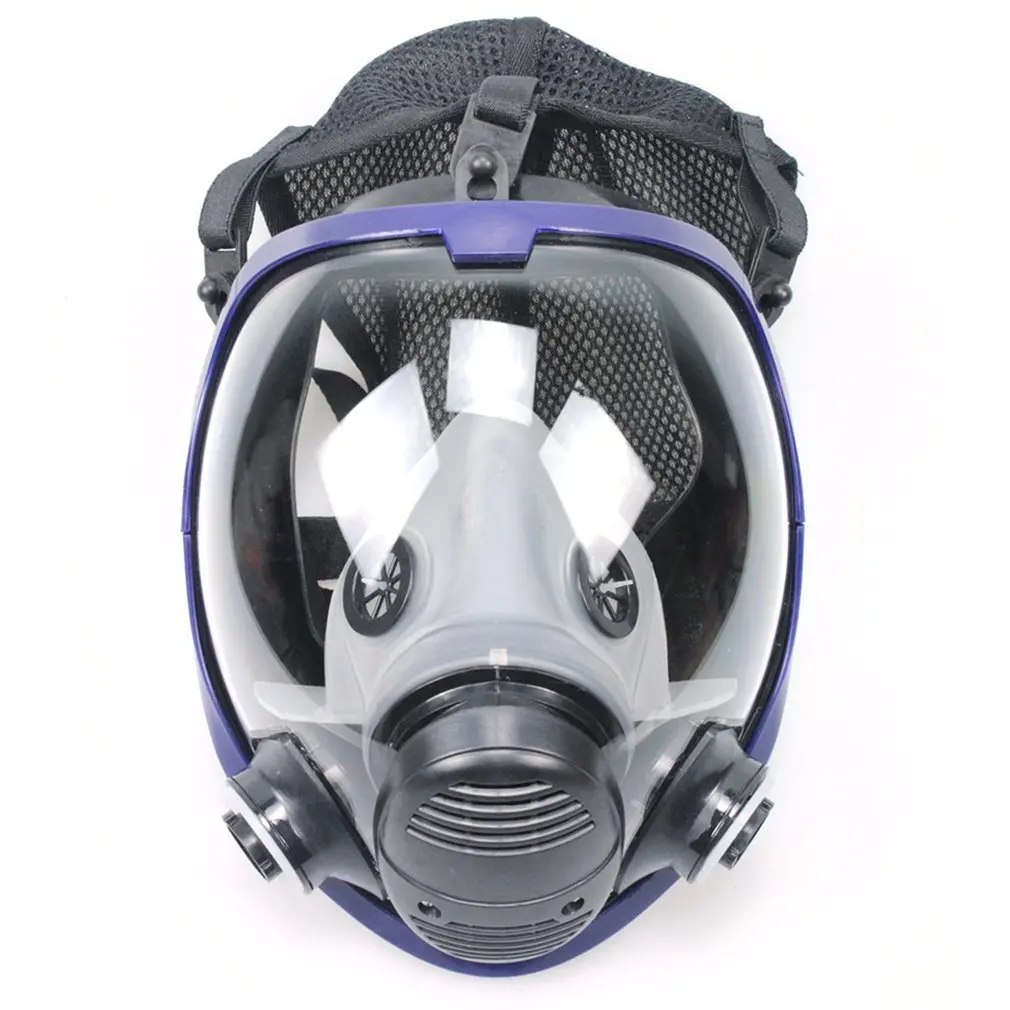 

Full Facepiece Respirator Gas Mask Anti-dust Anti Acid Gas Safety Mask with Filter for Industry Painting Spraying