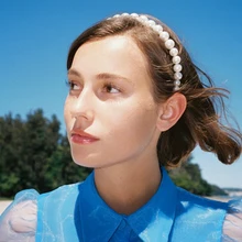 Dvacamán 2019 ZA nuevos pendientes de perlas simuladas para mujeres pendientes de gota de Metal de oro de moda joyería Bohemia de fiesta(China)