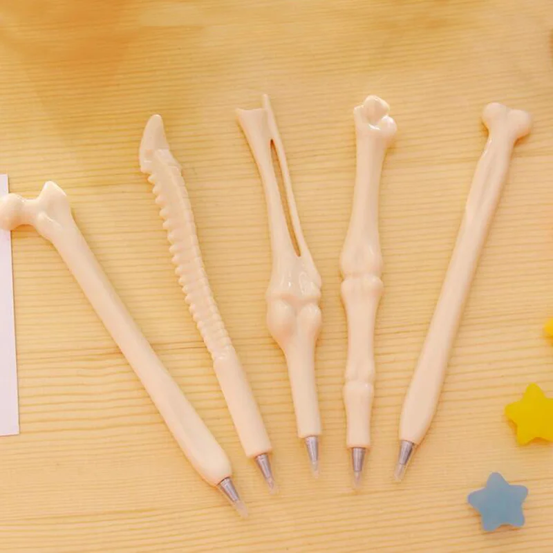5 Styles Creative Bone Shaped Ballpoint Pens Whole New Funy Kids 5 Styles Creative Bone Shaped Ballpoint Pens Whole New Funy Kids Students Writing Gift School Office Stationery Bp031 In From