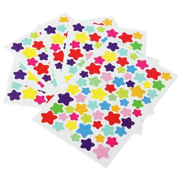 

Perfect-6 Sheets Self Adhesive Photo Album Craft Stickers Scrapbooking Diary Decorating-Star