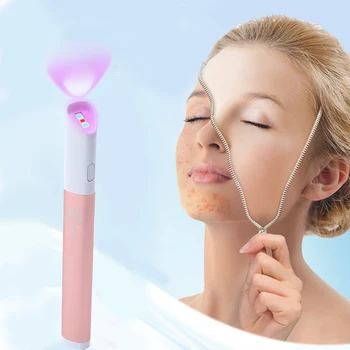 

Portable LED Red Blue Light Photon Therapy Acne Remove Treatment Light for facial Skin Care Pimples Beauty Personal Care Tool