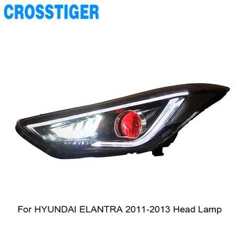 

FOR Hyundai Elantra GT Coupe HEAD LAMP 2011 2012 2013 DRL HEADLIGHT ASSEMBLY