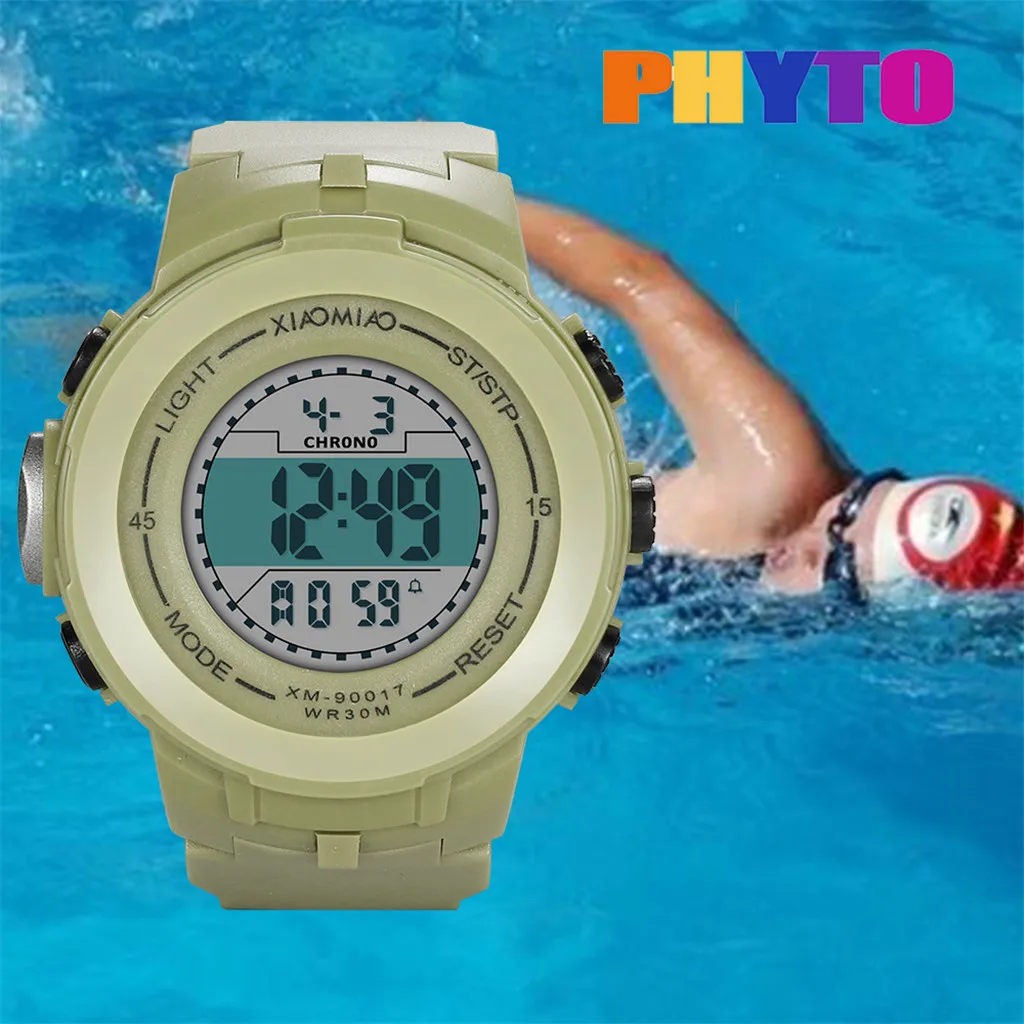 

Montre Homme Mens Watch Digital Date Waterproof Sports Males Quartz Watch Outdoor Electronics Men Clock Relogio Masculino ED