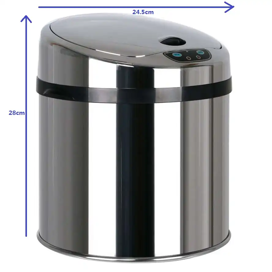 6 Liter Motion Activated Sensor Recycle Trash Can Infrared Garbage Can No Touch Waste Bin