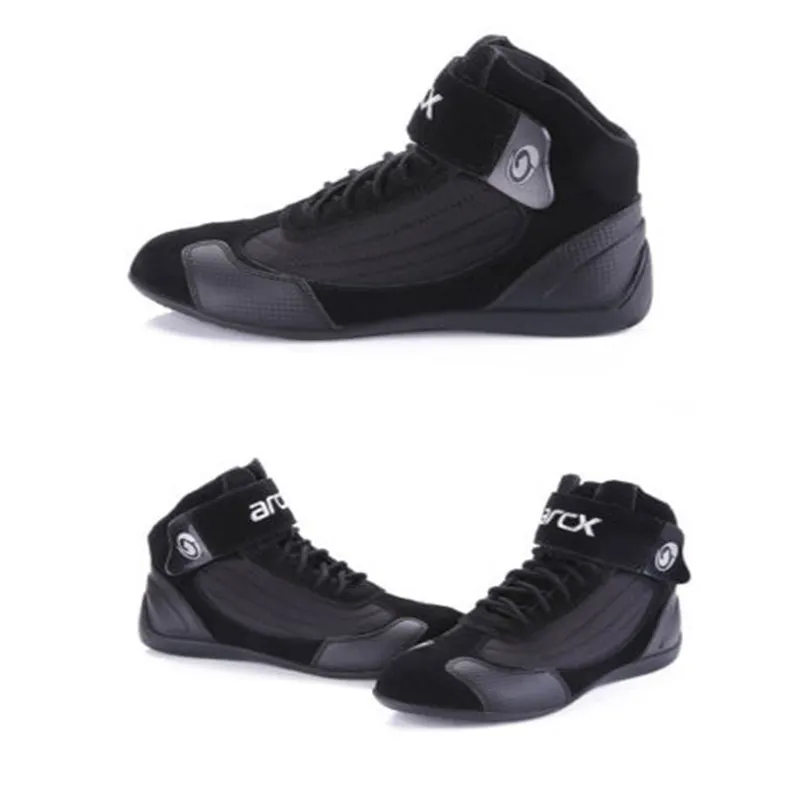 

Fastrider 2018 New Genuine Pro-biker boots motorcycle racing boats men motocross riding shoes size 40-47 black free shipping