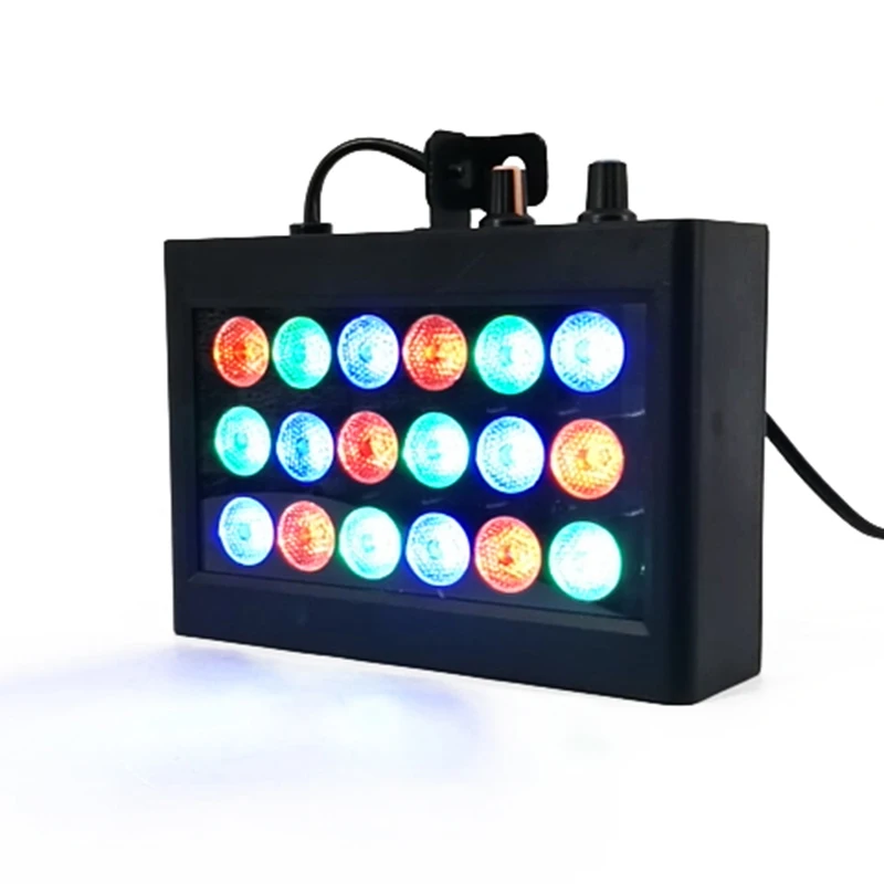 

Novelties LED Par 18 Strobe Lights DJ Strobe Lights Disco Party Stage Club KTV LED Lamp Stroboscope Stage Lighting Effects