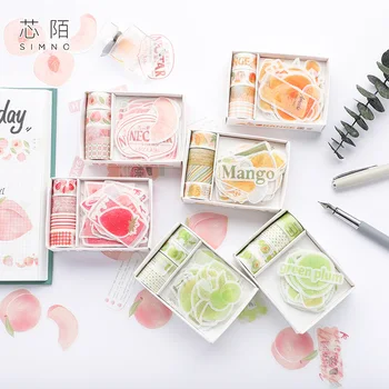 

6SETS/LOT colorful Summer Fruits series special Ink album diary stickers DIY paper decoration tape masking tape washi tape
