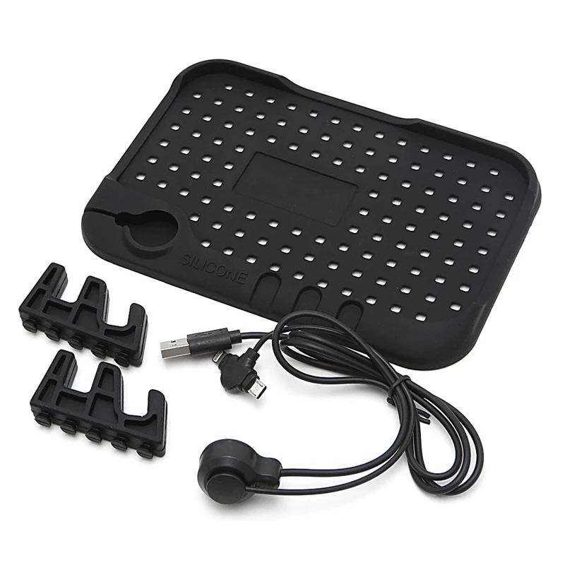 

Multi-functional Magnetic Silicone Anti-Slip Mat Car Navigation Mobile Phone USB Charger