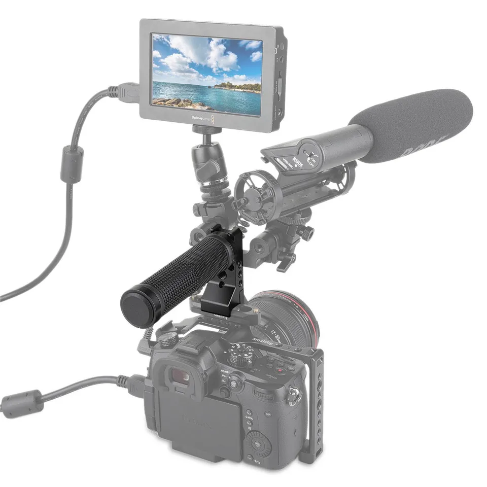  SmallRig Dslr Cage Handle Nato Handle Cheese Handle with Cold Shoe 1/4