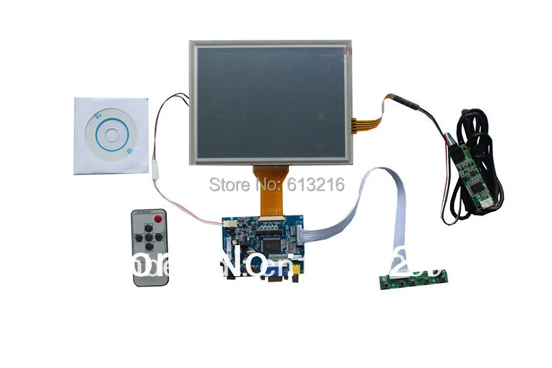 

HDMI+VGA +AV of LCD driver board support EJ080NA-05A with touch panel