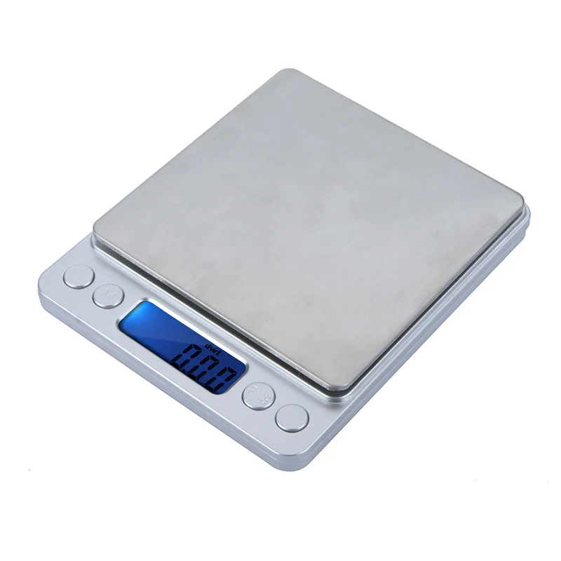 

High Accuracy Mini Digital Scale Electronic Scale Platform Jewelry Gold Diamond Scale 500g/0.01g Weighing Balance Blue LCD