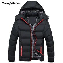 NaranjaSabor 2019 зима для мужчин толстые пальто для будущих мам парки с капюшоном s куртки теплое дышащее мужской пальт