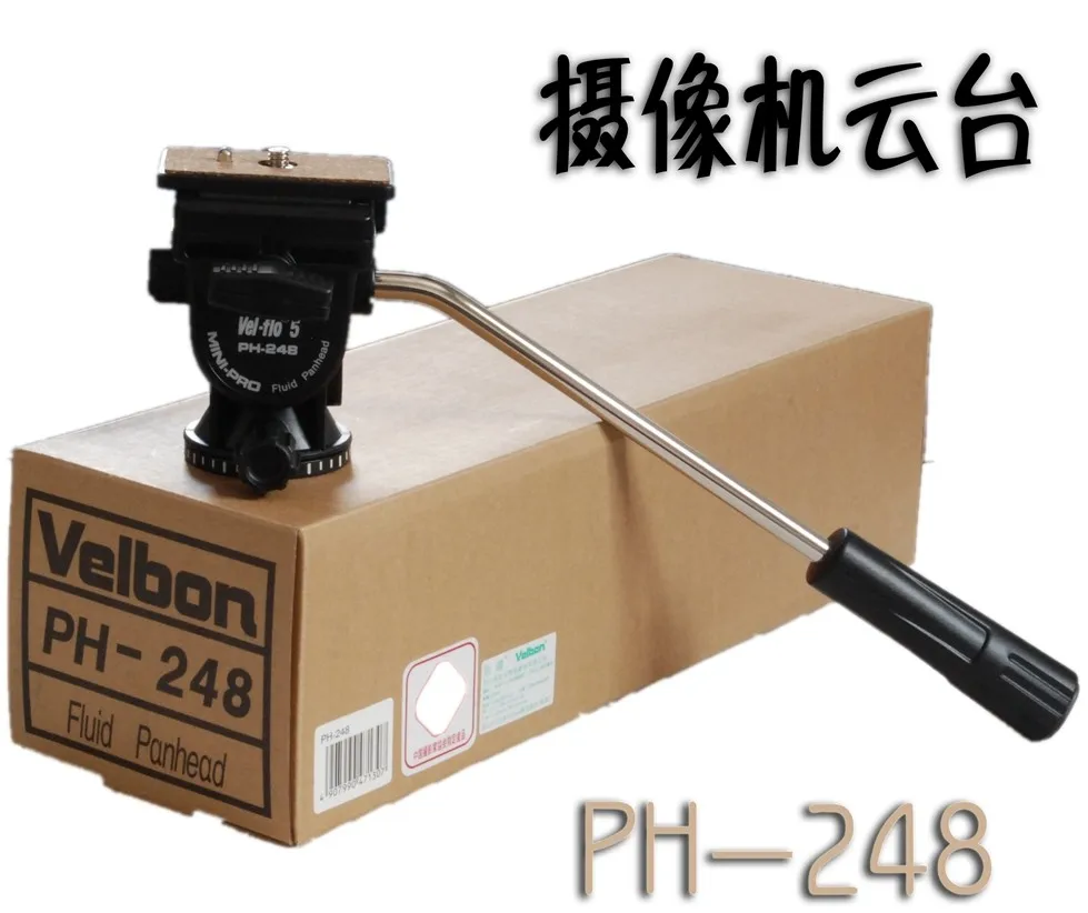 Velbon PH-248 2-полосная жидкая видеокамера DV для штатива | Электроника