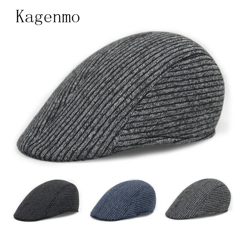 Kagenmo дешевые мужские береты зимняя теплая наружная Кепка женские модные бейсболки мужская формальная шляпа мужская бейсболка 3 цвета 1 шт