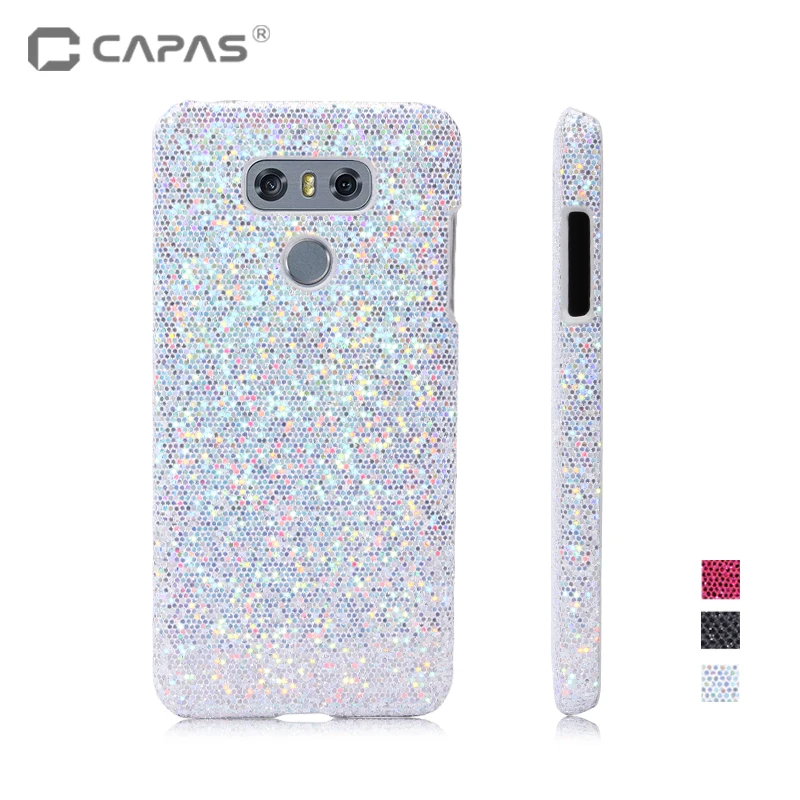 CAPAS для LG G6 чехол 3D углеродное волокно деревянный узор Жесткий ПК Пластиковая
