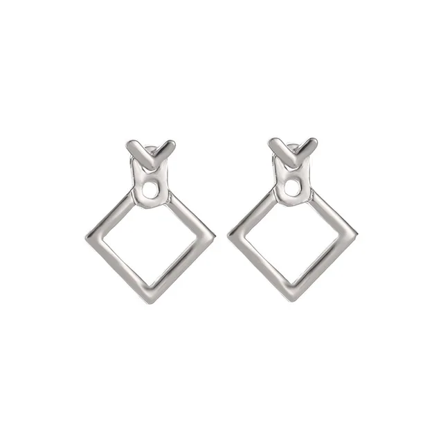 E104 Fashion Jewelry Triangle Dangle Earrings Ms. Square Earrings Unique Design Cute Geometric Earrings Ms. Gift alentine's Day 6