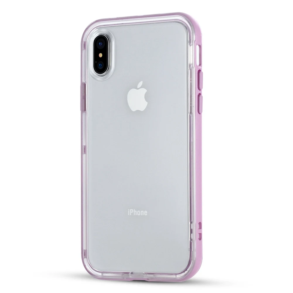 

XBXCase Hybrid Candy Bumper Clear Soft TPU Case for iPhone 11 Pro Max 7 6 6S 8 Plus Anti Knock Cover for iPhone X XS Max XR