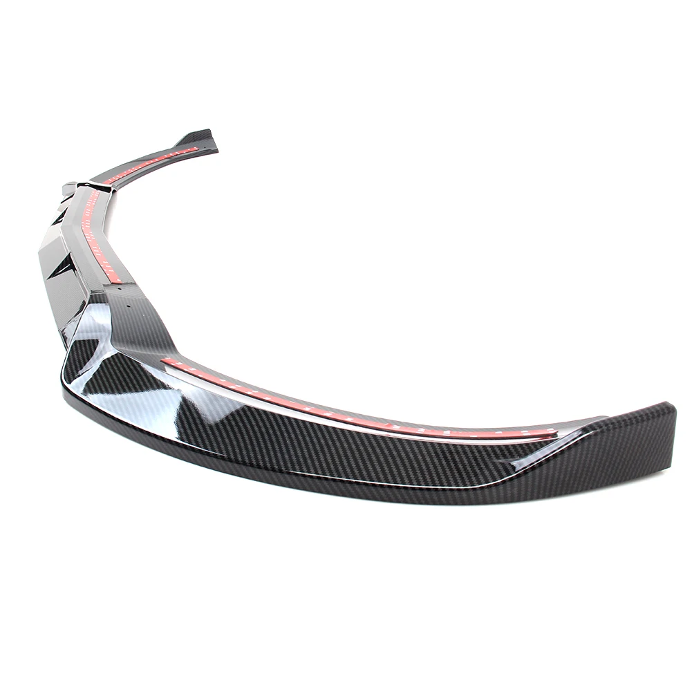 Carbon Fiber Front Bumper Lip Cover Trims For Mercedes Benz C-Class W205 Sport DP Style