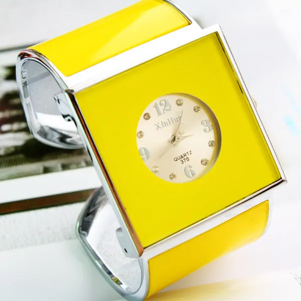 Brand XIRHUA Women s Fashion Square Dial Quartz Bangle Gift Watch For Ladies Fashion Casual bracelet
