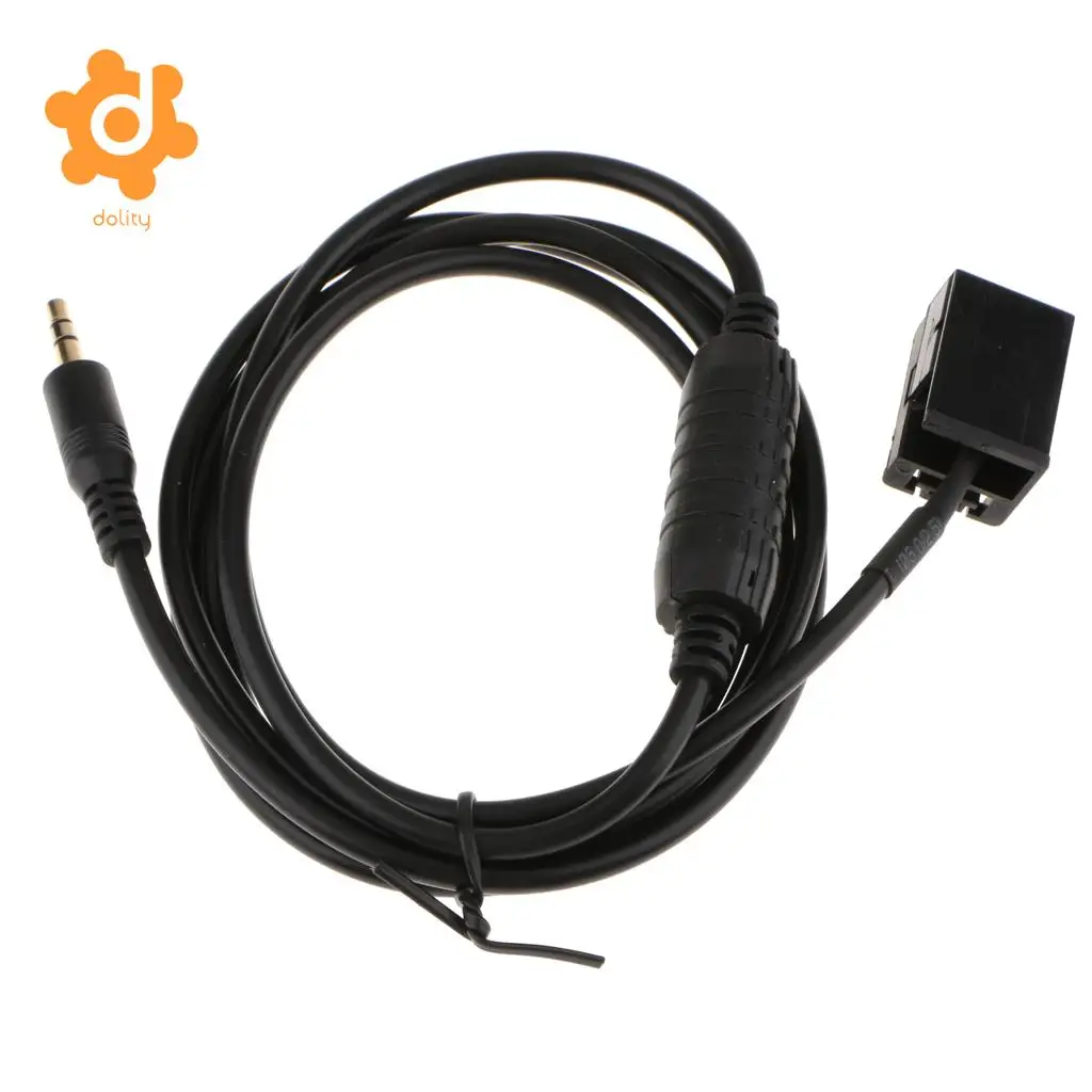 dolity 3.5MM Male AUX Audio Adapter Cable For BMW E85 E83 E83 E86 X3 Mini Cooper