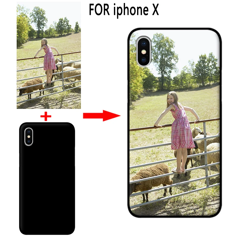 Персонализированный Чехол mosirui для iphone X чехол с HD УФ-принтом мягкий силиконовый