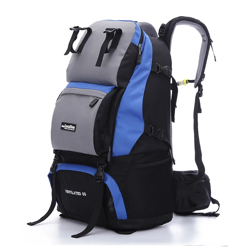 60L походные рюкзаки для кемпинга, открытый рюкзак, нейлоновая спортивная сумка для альпинизма, путешествий, спортивные рюкзаки