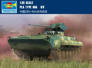 

Trumpet 05557 1:35 Chinese ZBD-86A Infantry Chariot Assembly Model Building Kits Toy