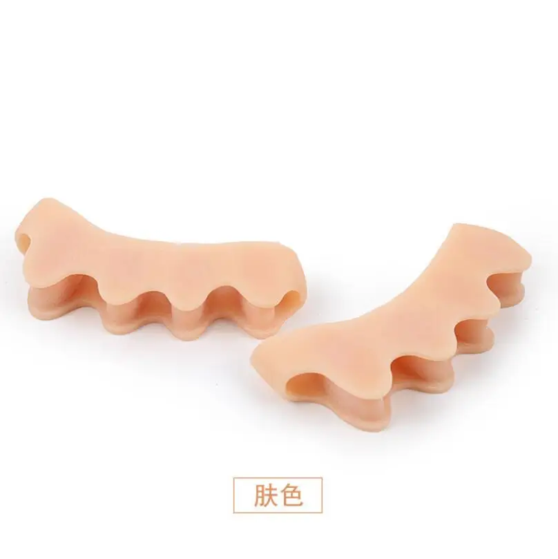 Cuidados com os Pés Atacado Pares Lote Separador Toe Straightener Corrector Silicone Gel Espalhador 200 - 16 Cheap Instrumento cuidados c pés