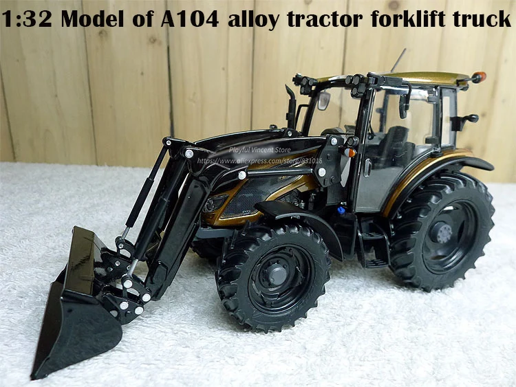 

Special Offer fine 1:32 A104 Tractor forklift truck model Doors and windows can be opened Alloy Collection