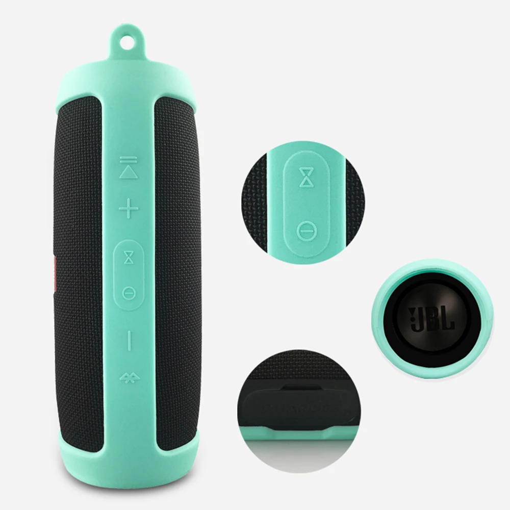 Мягкий силиконовый чехол для JBL Charge3 Bluetooth-динамика, противоударный водонепроницаемый защитный чехол для JBL Charge 3 (art.: 7abd2042f) - 7abd2042f